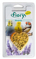 Fiory Hearty Био-камень для птиц с лавандой в форме сердца